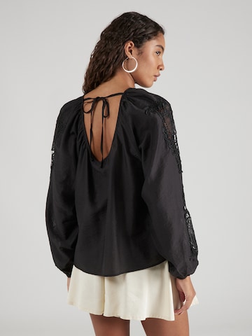 VILA ROUGE Bluza 'BRINNE' | črna barva