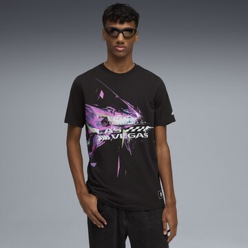PUMA Functioneel shirt 'F1® Las Vegas' in Zwart: voorkant