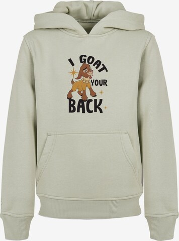 ABSOLUTE CULT Sweatshirt 'I Goat Your Back' in Groen: voorkant