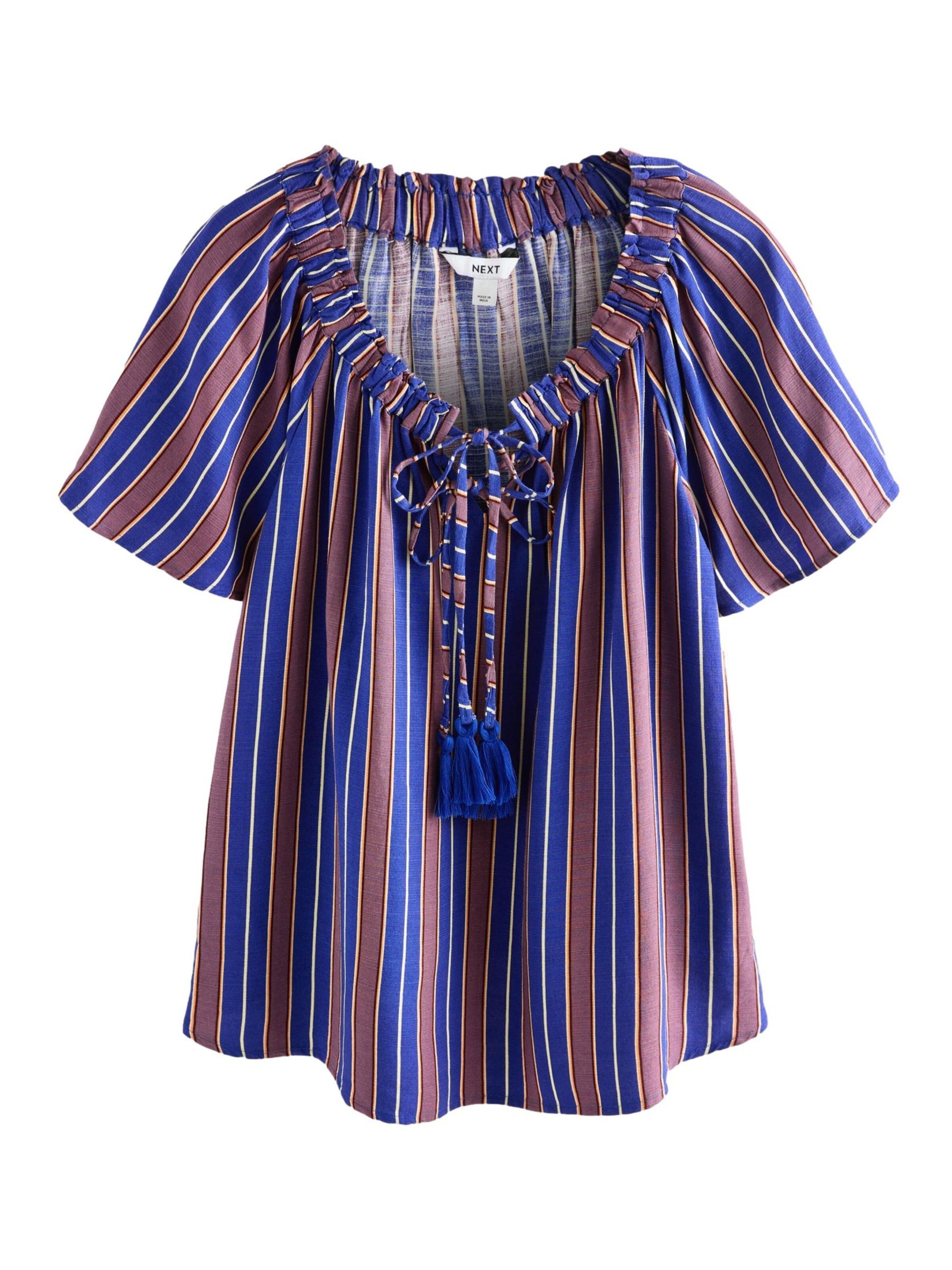 Next Bluse in Blau: Vorderseite