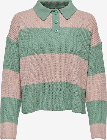 ONLY Sweater 'Nicci' in Green: front