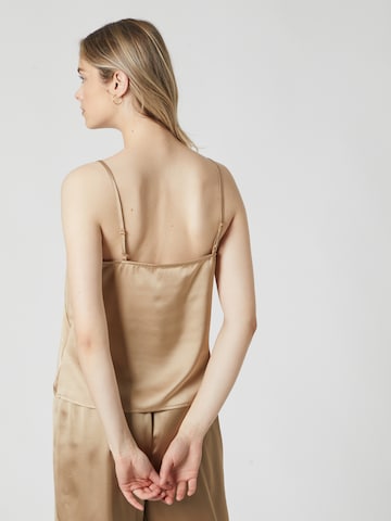 Guido Maria Kretschmer Women Top in Gold: back