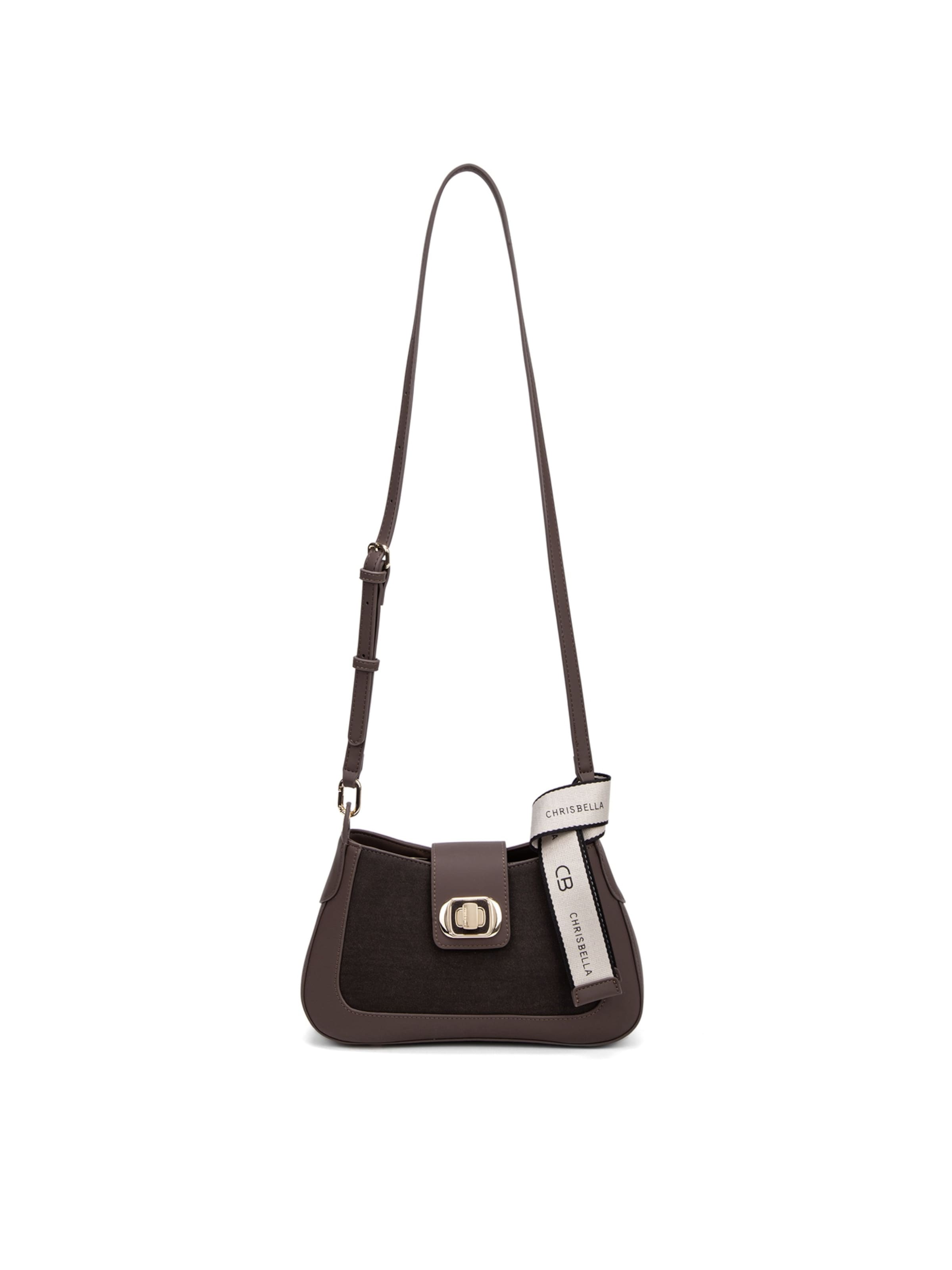 Chrisbella Shoulder Bag in Brown