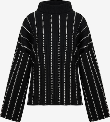 NOCTURNE Sweater in Black: front