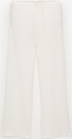 Wide leg Pantaloni di Pull&Bear in beige: frontale