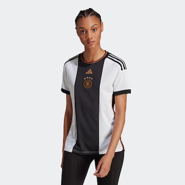ADIDAS PERFORMANCE - Camiseta de fútbol 'DFB 22' en blanco: frente