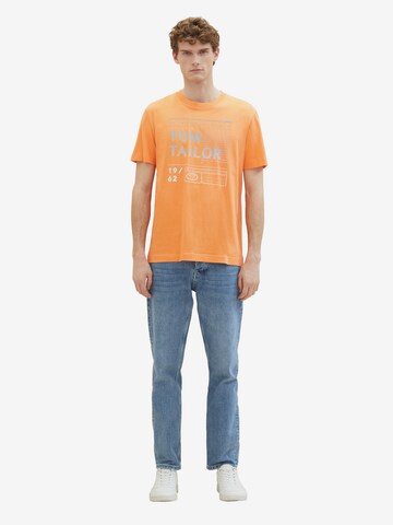 TOM TAILOR Shirt in Oranje