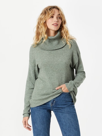 ONLY Sweter 'LEVA' w kolorze zielony: przód
