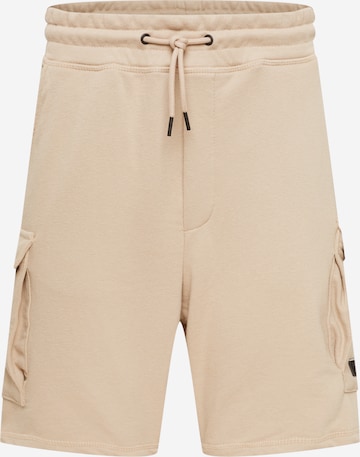 JACK & JONES - Pantalón cargo en marrón: frente