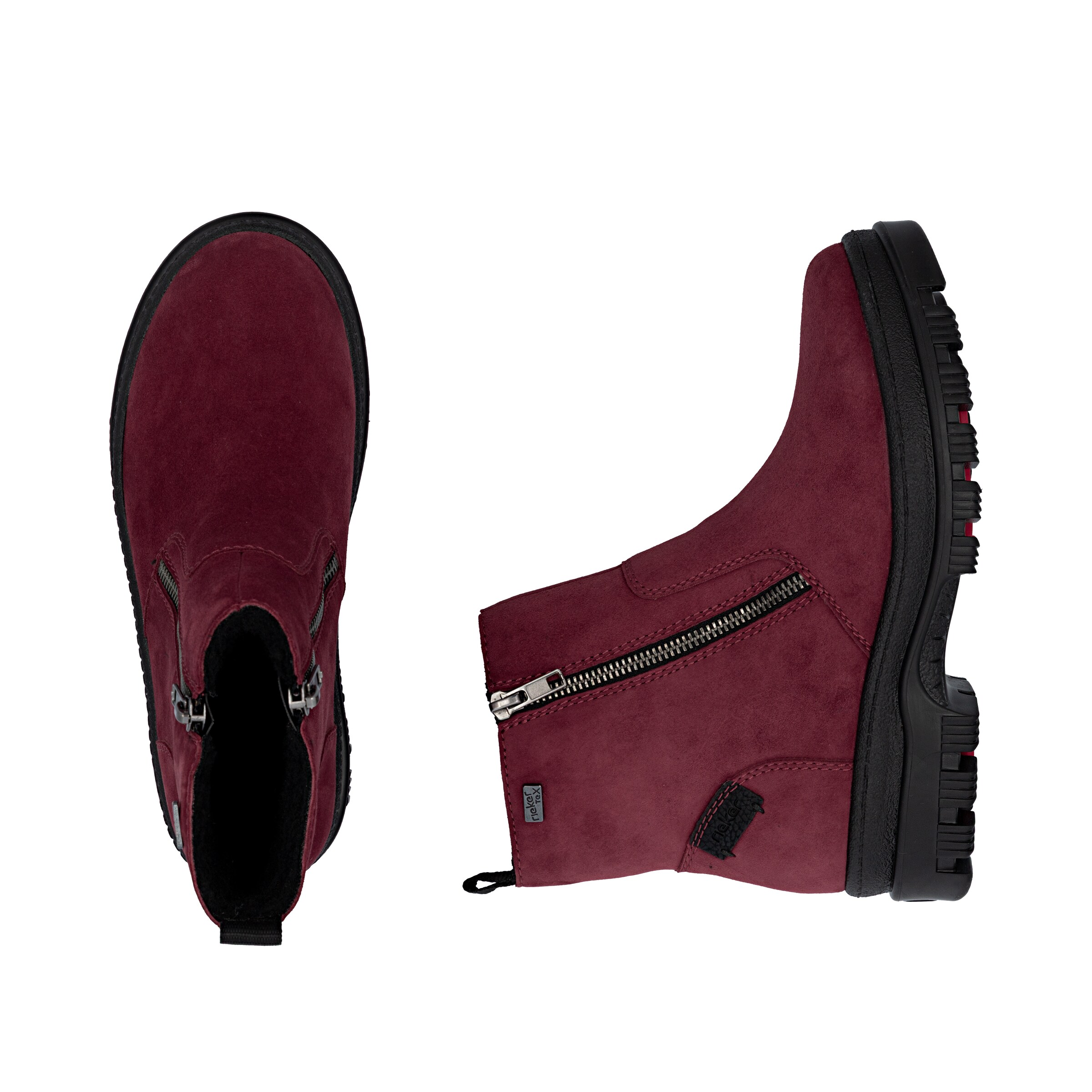 Rieker Stiefelette in Rot