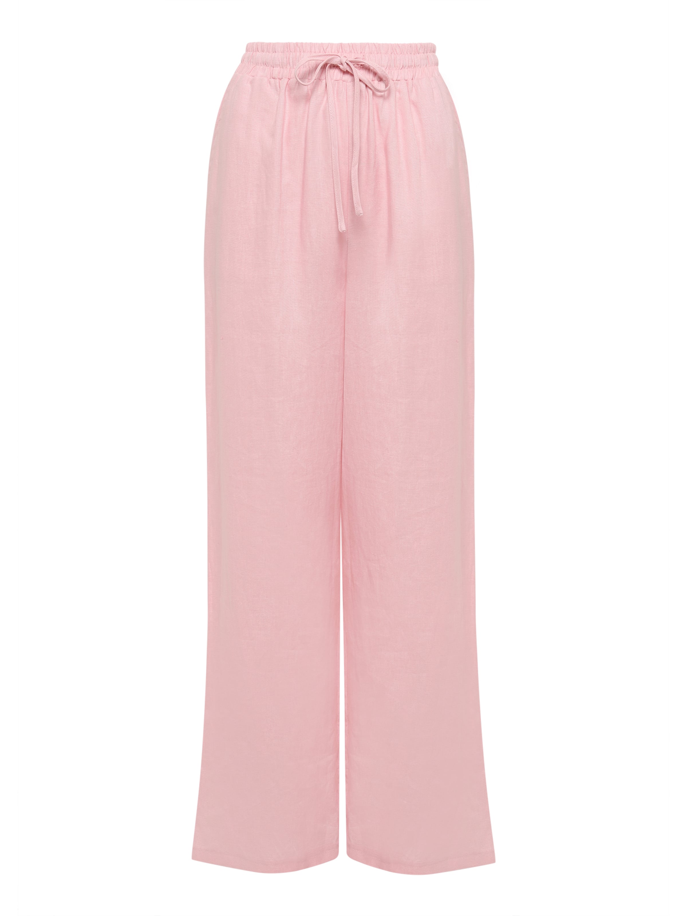 Calli Свободный крой Штаны в Ярко-розовый: спереди