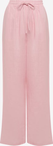 Calli Regular Broek in Roze: voorkant