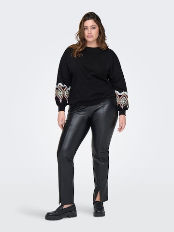 ONLY Carmakoma - Sweatshirt 'CARBrooke' em preto