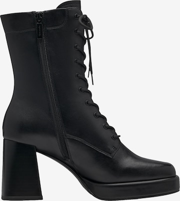 TAMARIS Lace-up bootie in Black