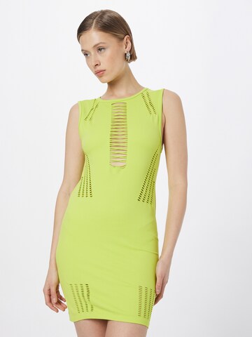 NEON & NYLON Jurk 'SADIE' in Groen: voorkant