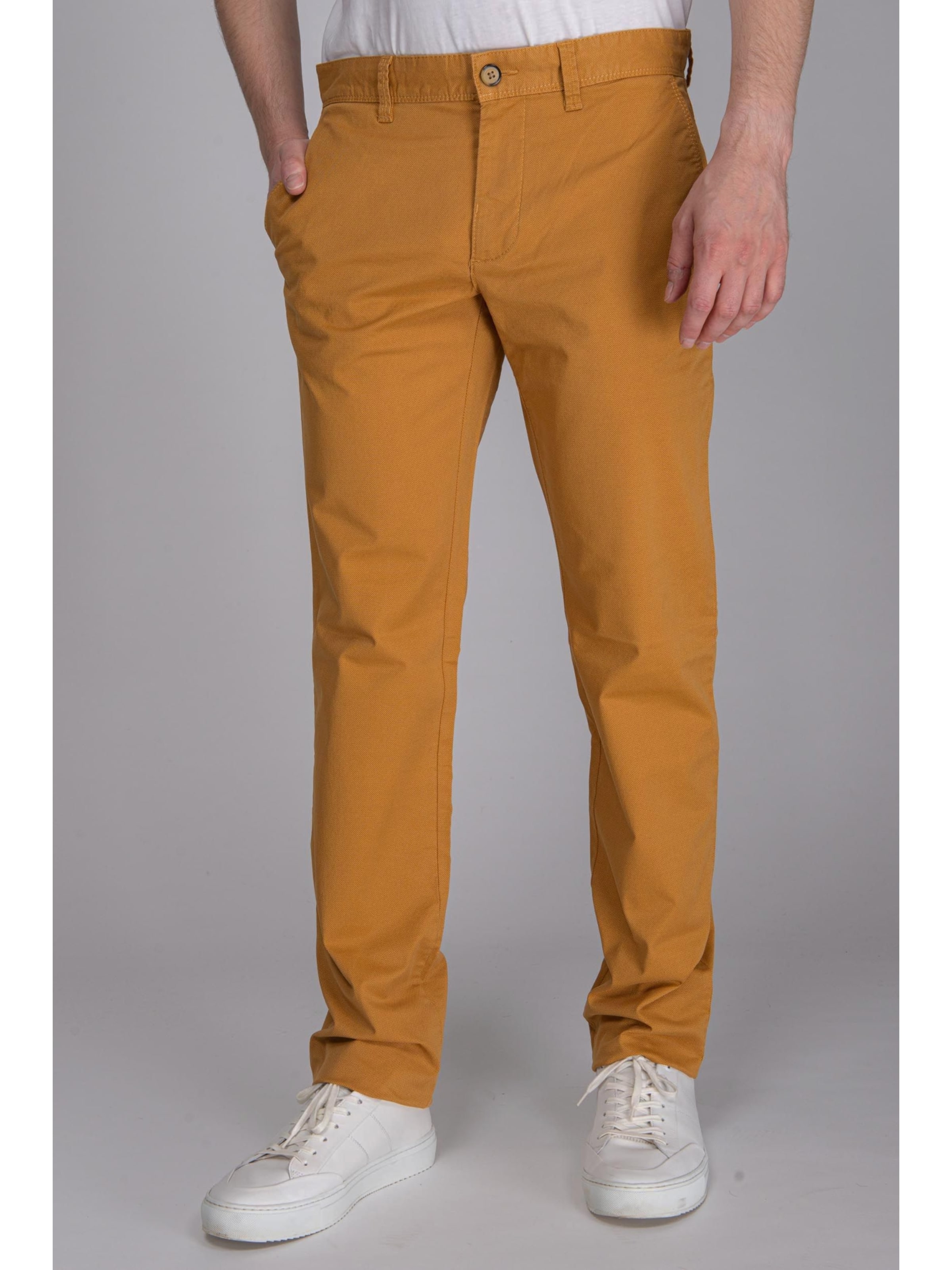 Suitable Slimfit Chino 'Sartre' in Geel