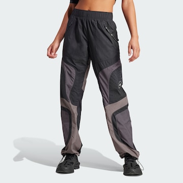 ADIDAS BY STELLA MCCARTNEY Tapered Workout Pants in Black: front