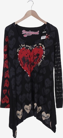 Desigual Langarmshirt XL in Schwarz: Vorderseite