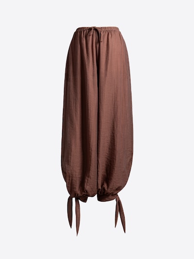 4TAILORS Pantalon en 34 en marron, Vue avec produit