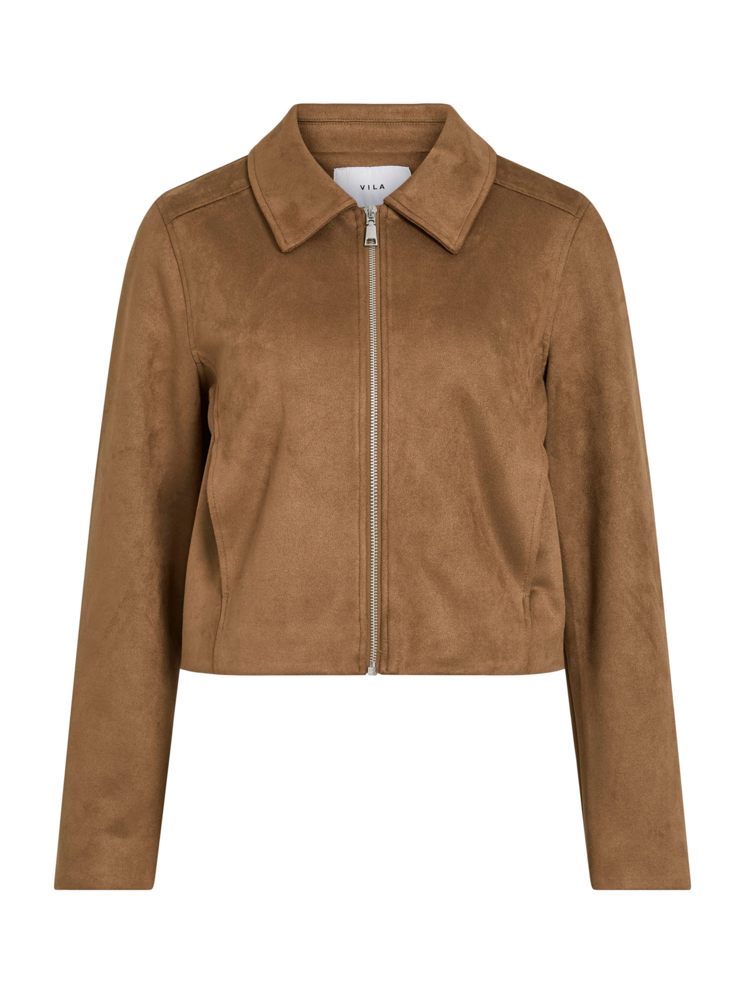 VILA - Chaqueta de entretiempo 'VIMoody' en marrón: frente