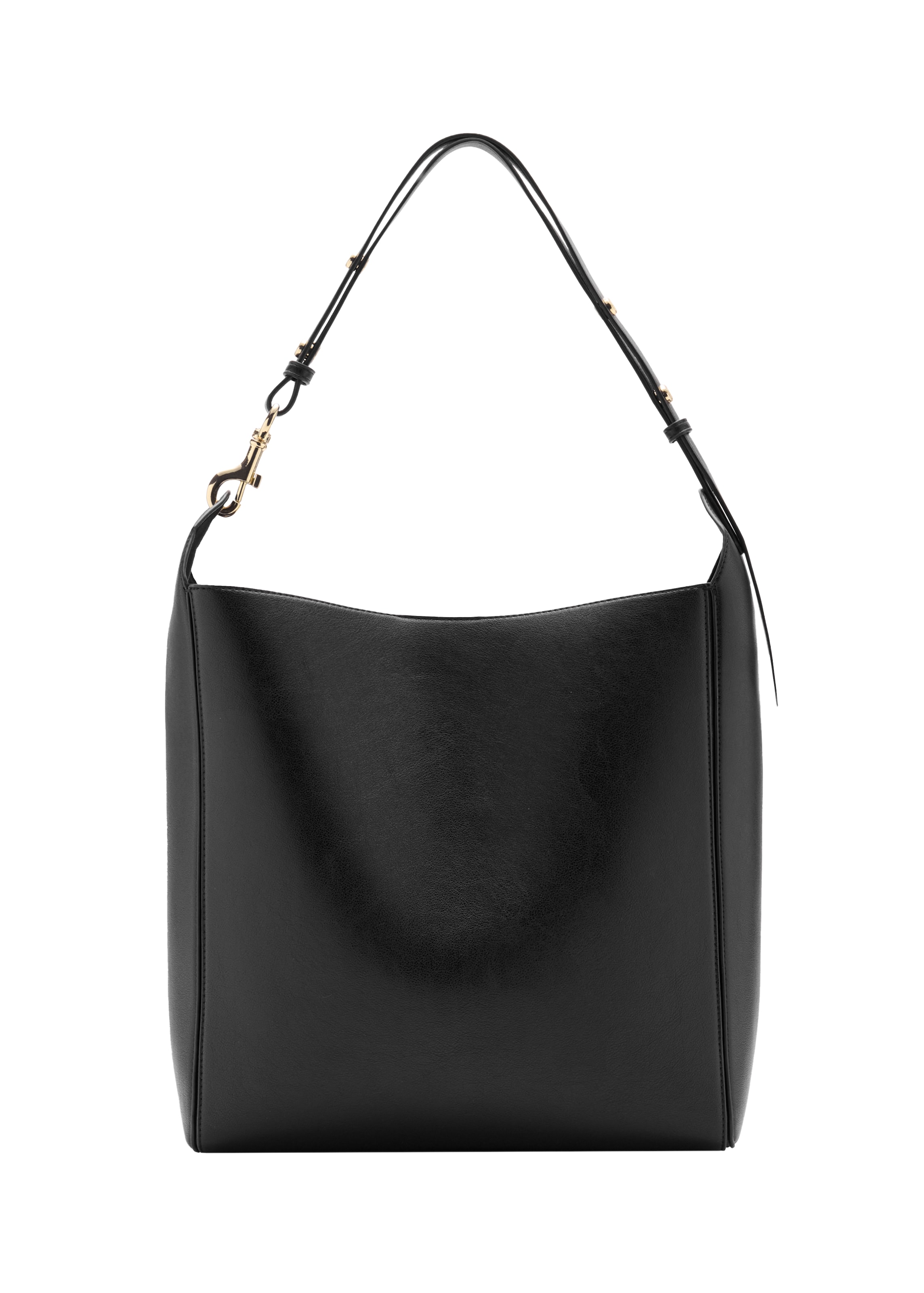 MANGO Shopper 'DALMA' in Zwart: voorkant