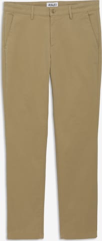 AIGLE Úzky strih Chino nohavice - Béžová: predná strana
