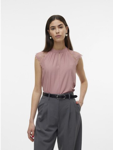 VERO MODA Blouse 'Milla' in Roze: voorkant