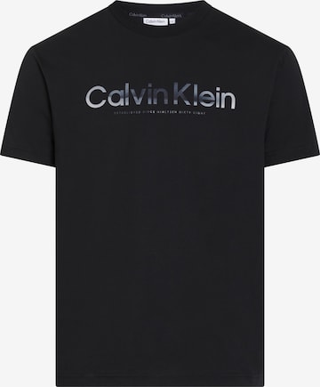 Calvin Klein Big & Tall Shirt in Zwart: voorkant