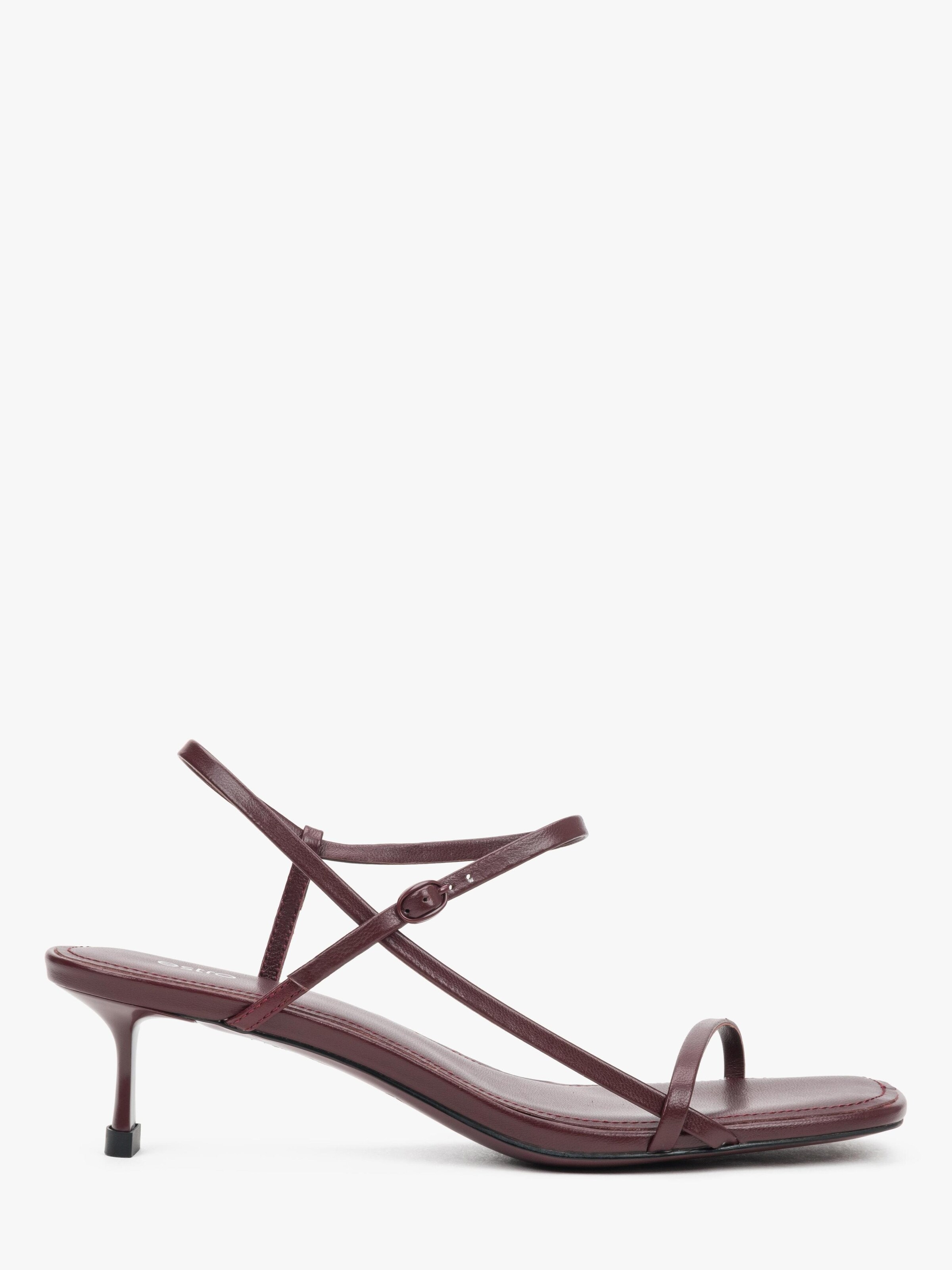 Estro Sandal '25269-9' in Red: front