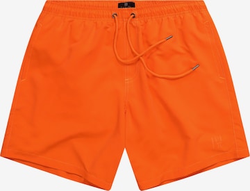 Shorts de bain JAY-PI en orange : devant