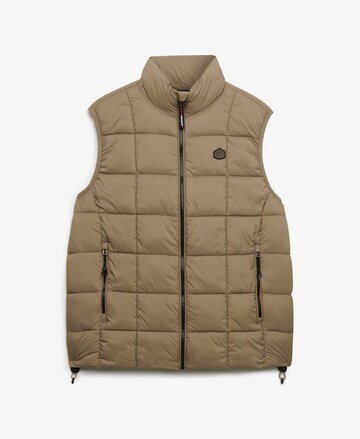 Superdry & Co Vest 'Fuji' in Brown: front