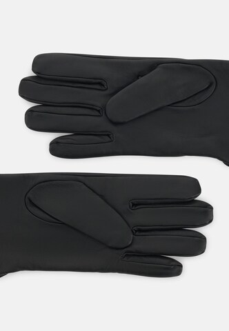 Boggi Milano - Guantes con dedos en negro: arriba