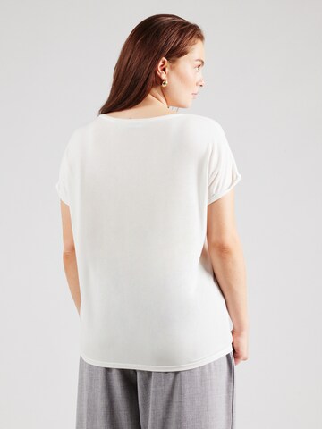 Vero Moda Curve - Camiseta 'Aya' en blanco
