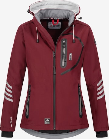 Arctic Seven Outdoor Jacket in Red: front