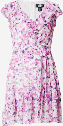 Robe DKNY en rose : devant