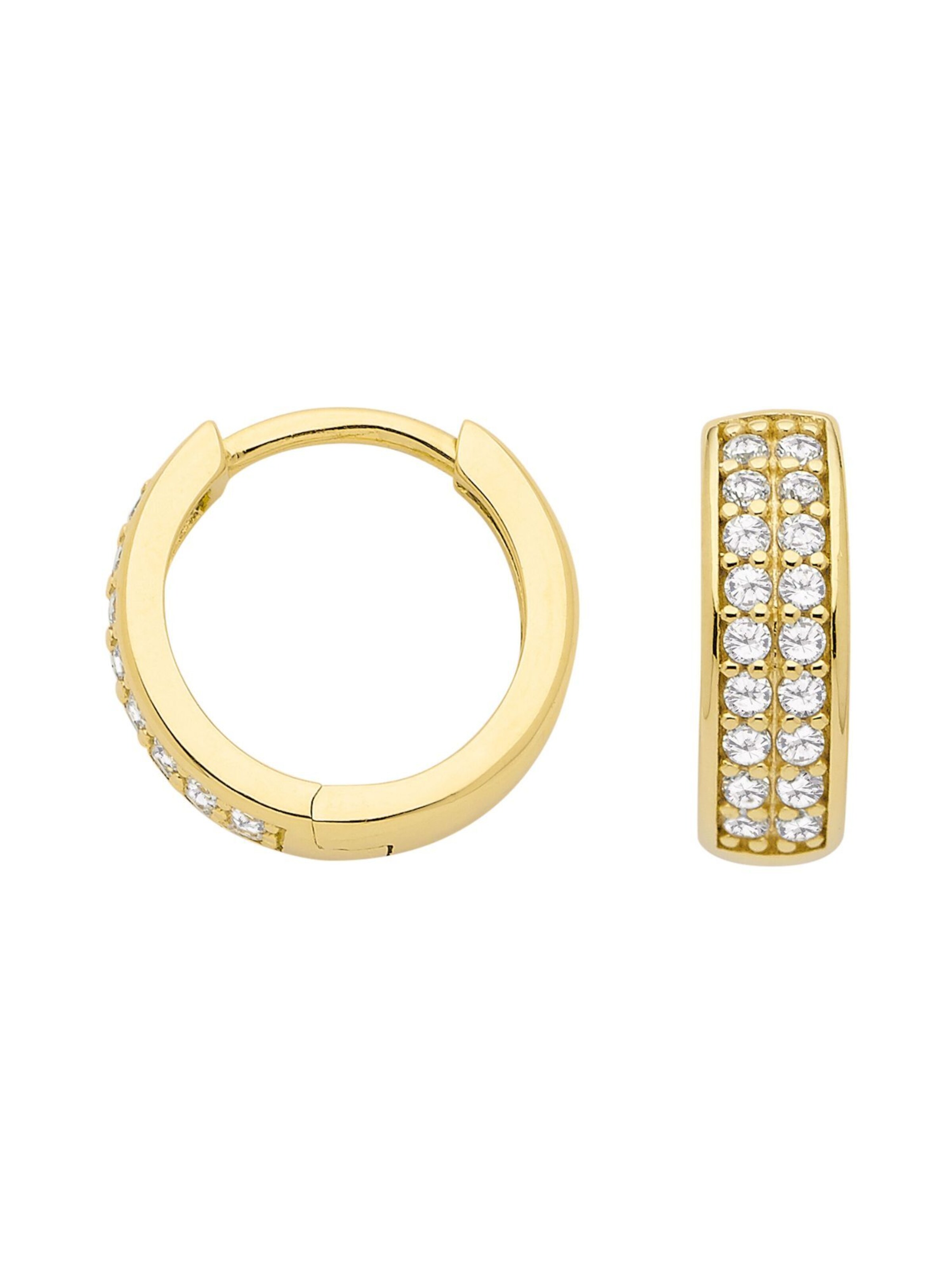 Adelia´s Ohrringe in Gold: Vorderseite
