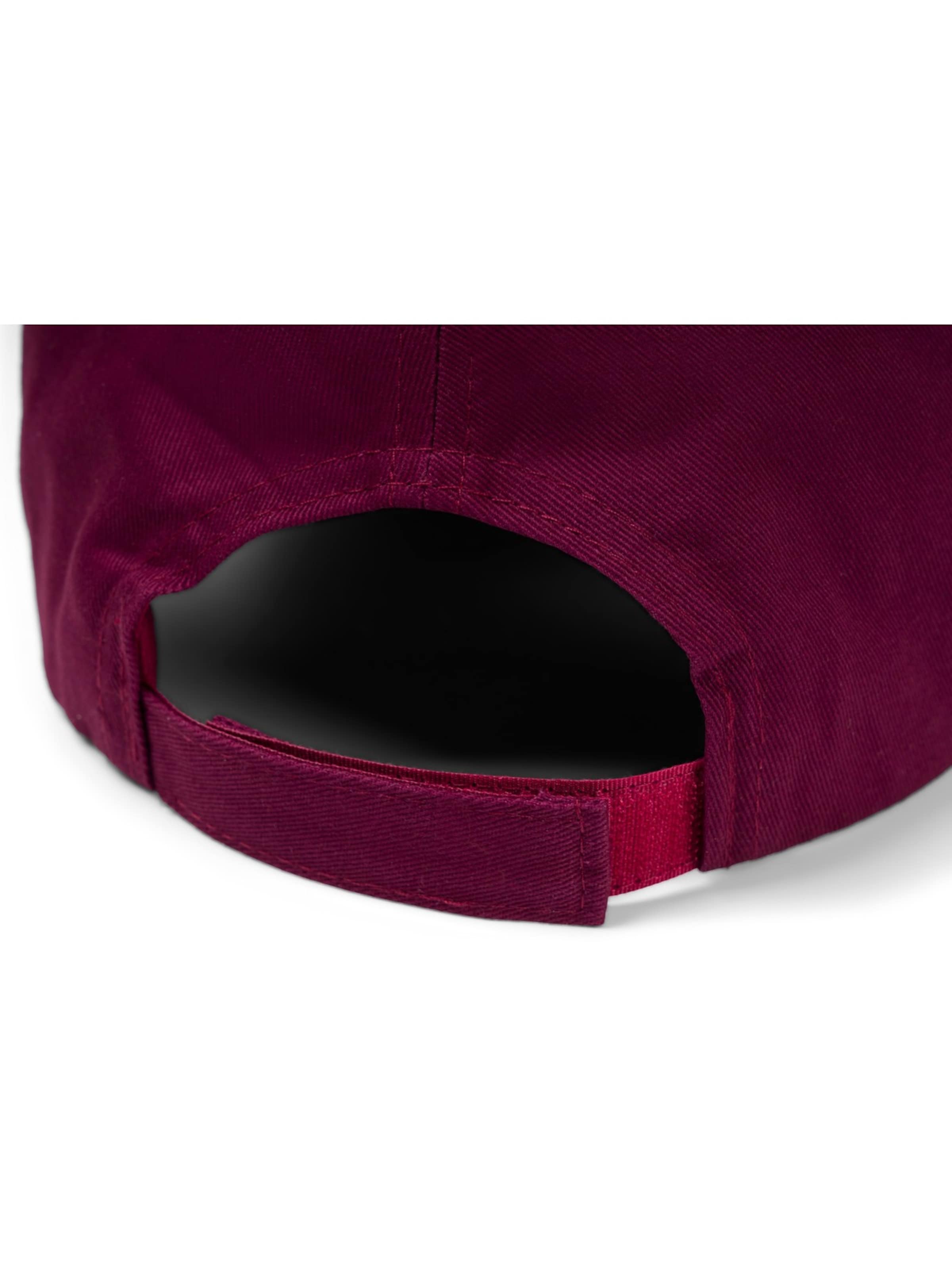 styleBREAKER Cap 'Baseball Cap Einfarbig' in Red