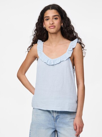 PIECES Top 'PCSastina' in Blauw: voorkant