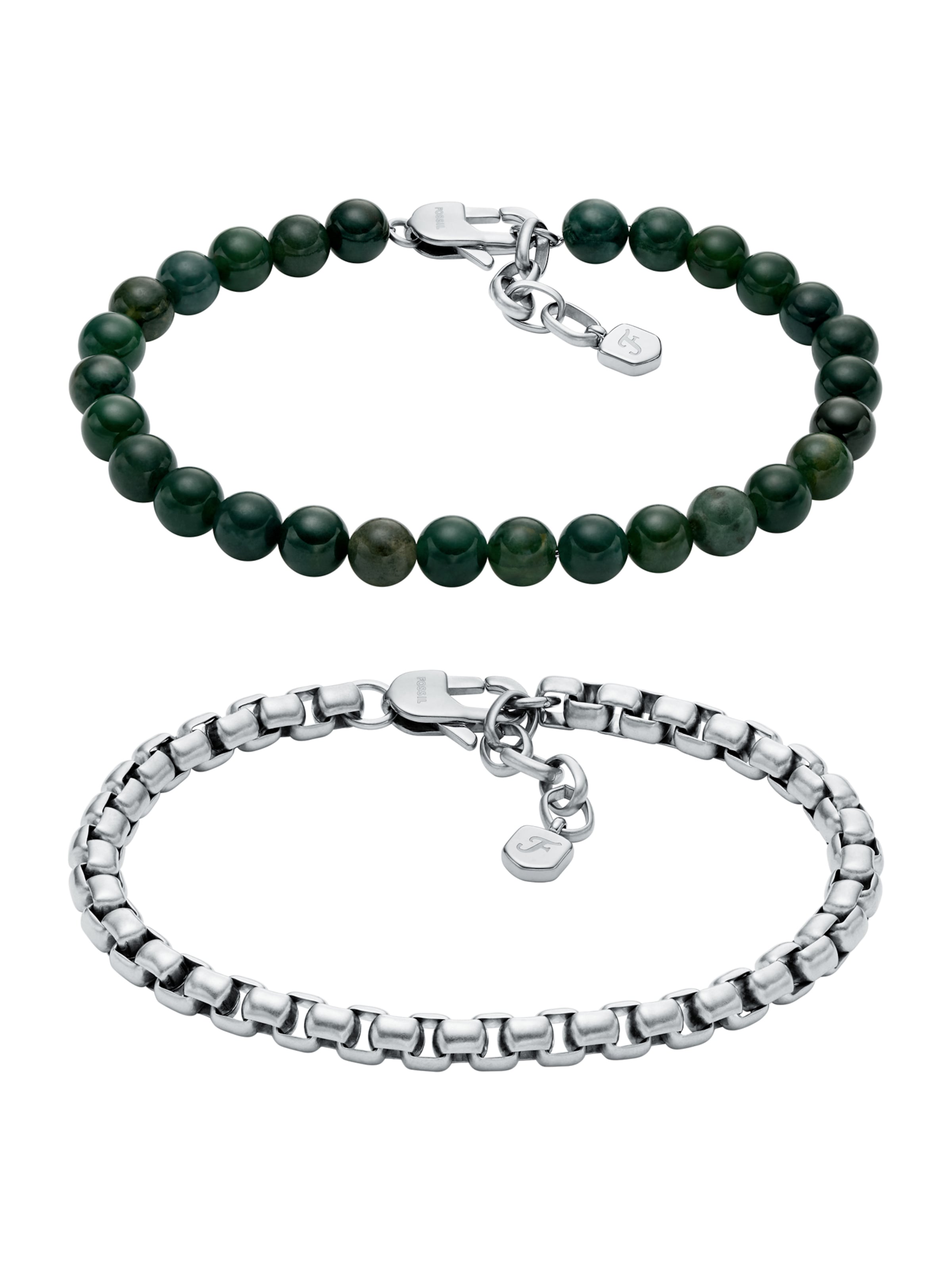 FOSSIL Armband in Grün: Vorderseite