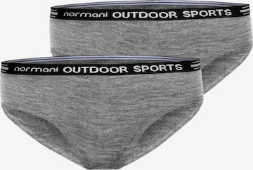 normani Athletic Underwear 'Albury' in Grey: front