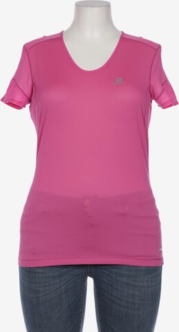 SALOMON T-Shirt L in Pink: predná strana