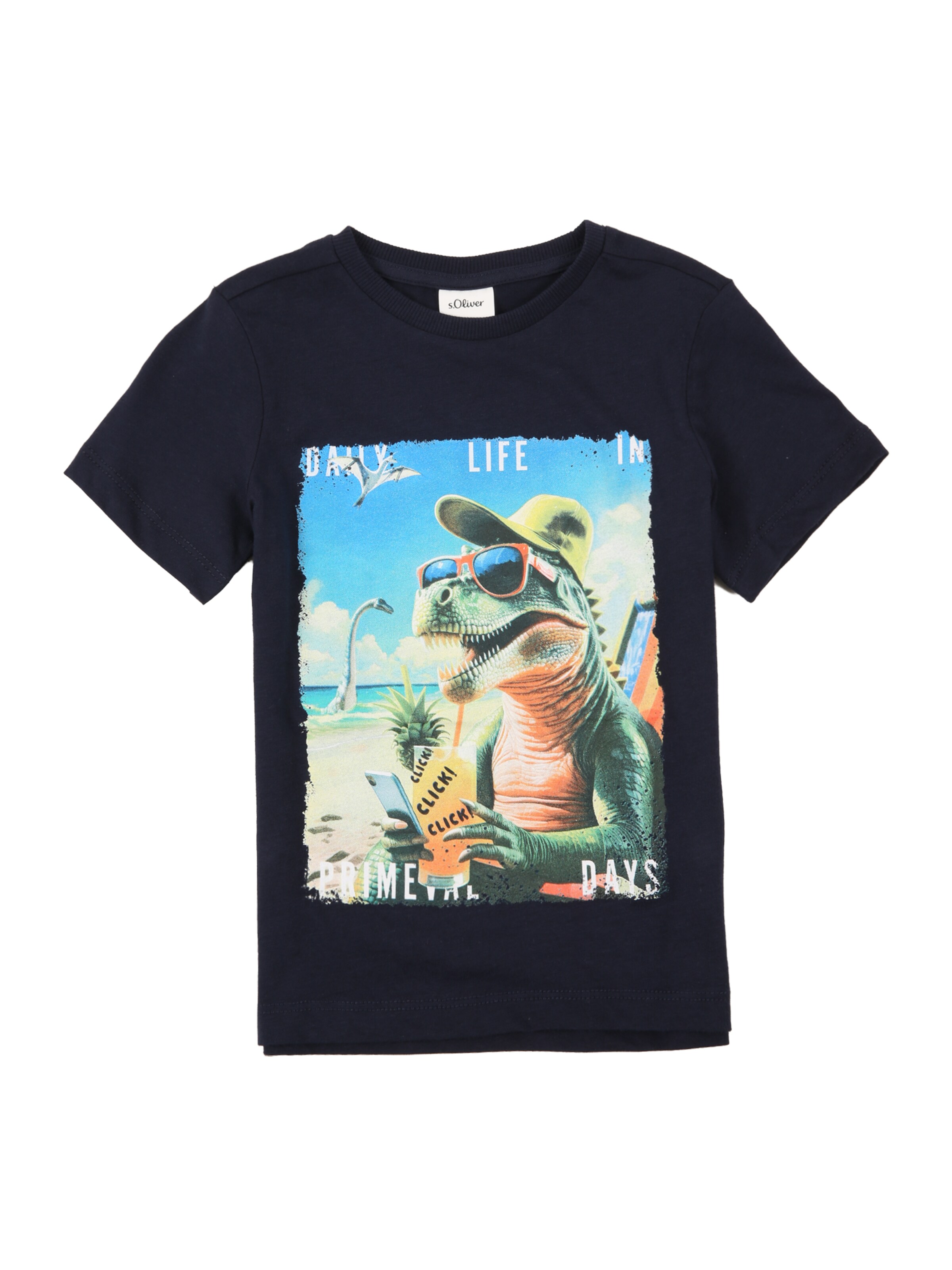 mėlyna s.Oliver Marškinėliai: priekis