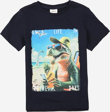 mėlyna s.Oliver Marškinėliai: priekis