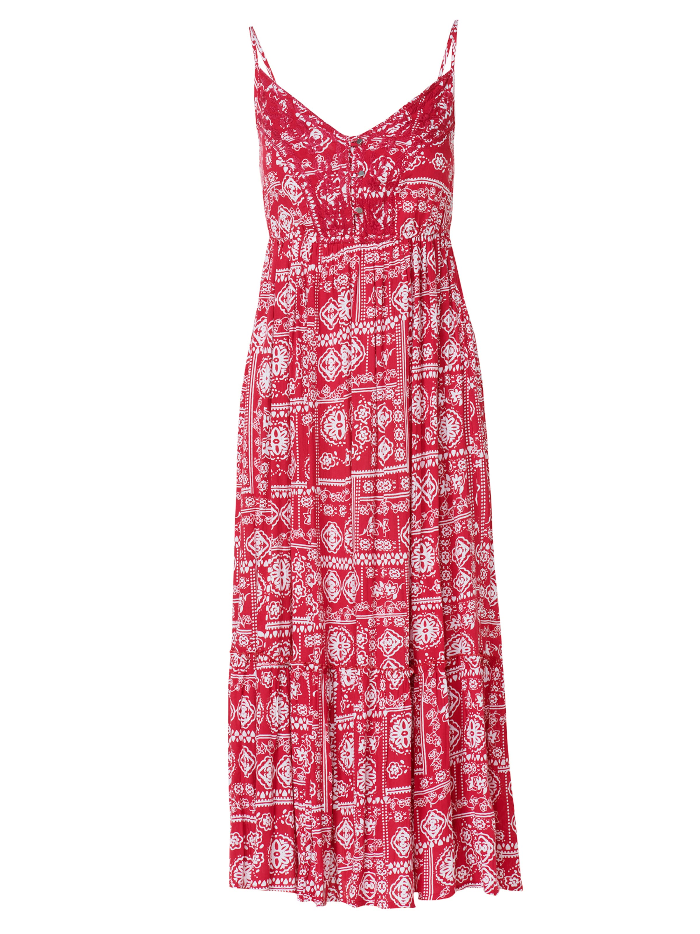 KOROSHI Nyári ruhák - piros: elől