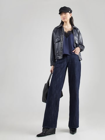 VILA Top 'VIAILA' in Purple