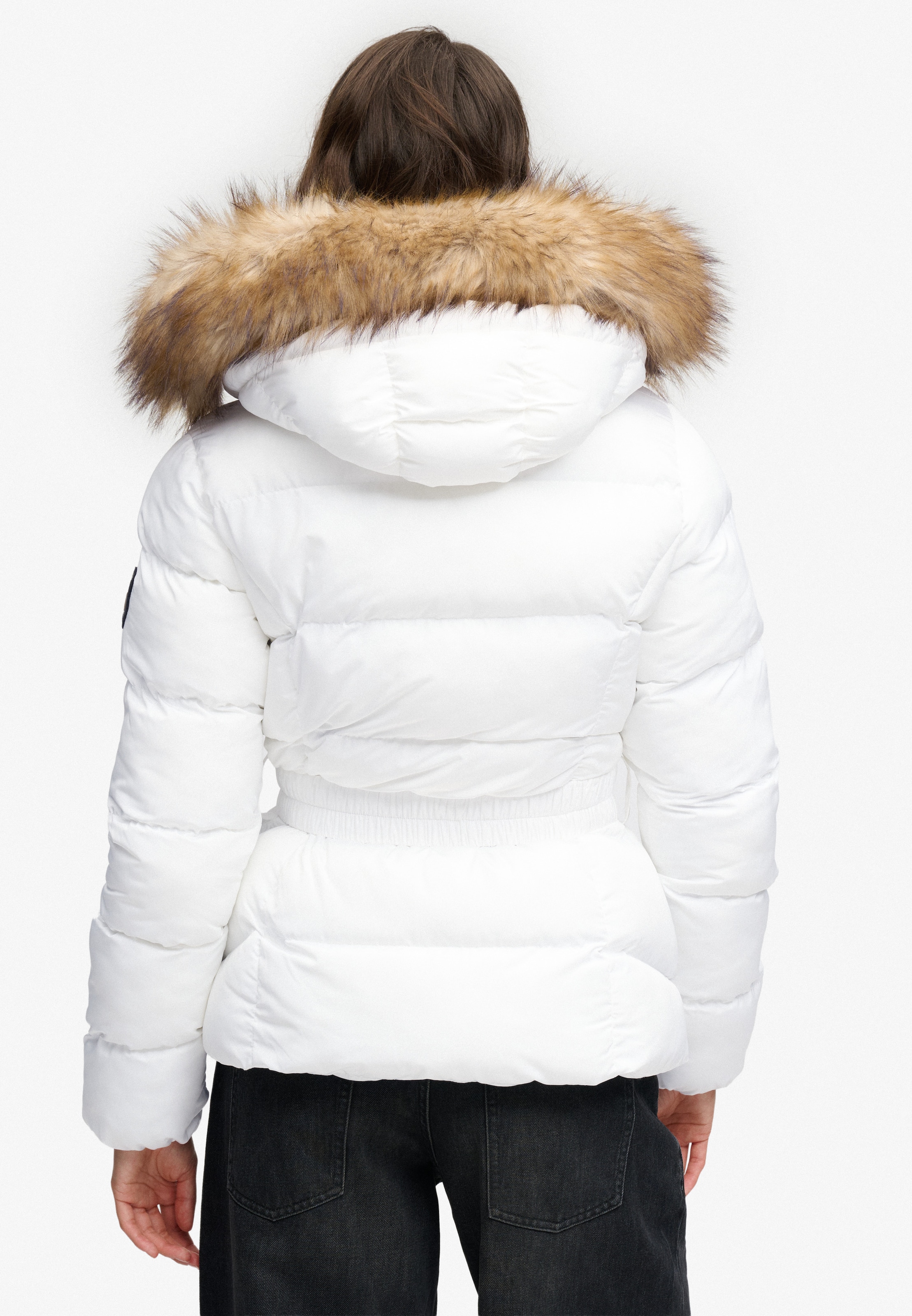 Superdry & Co Зимно яке 'Fuji' в бяло