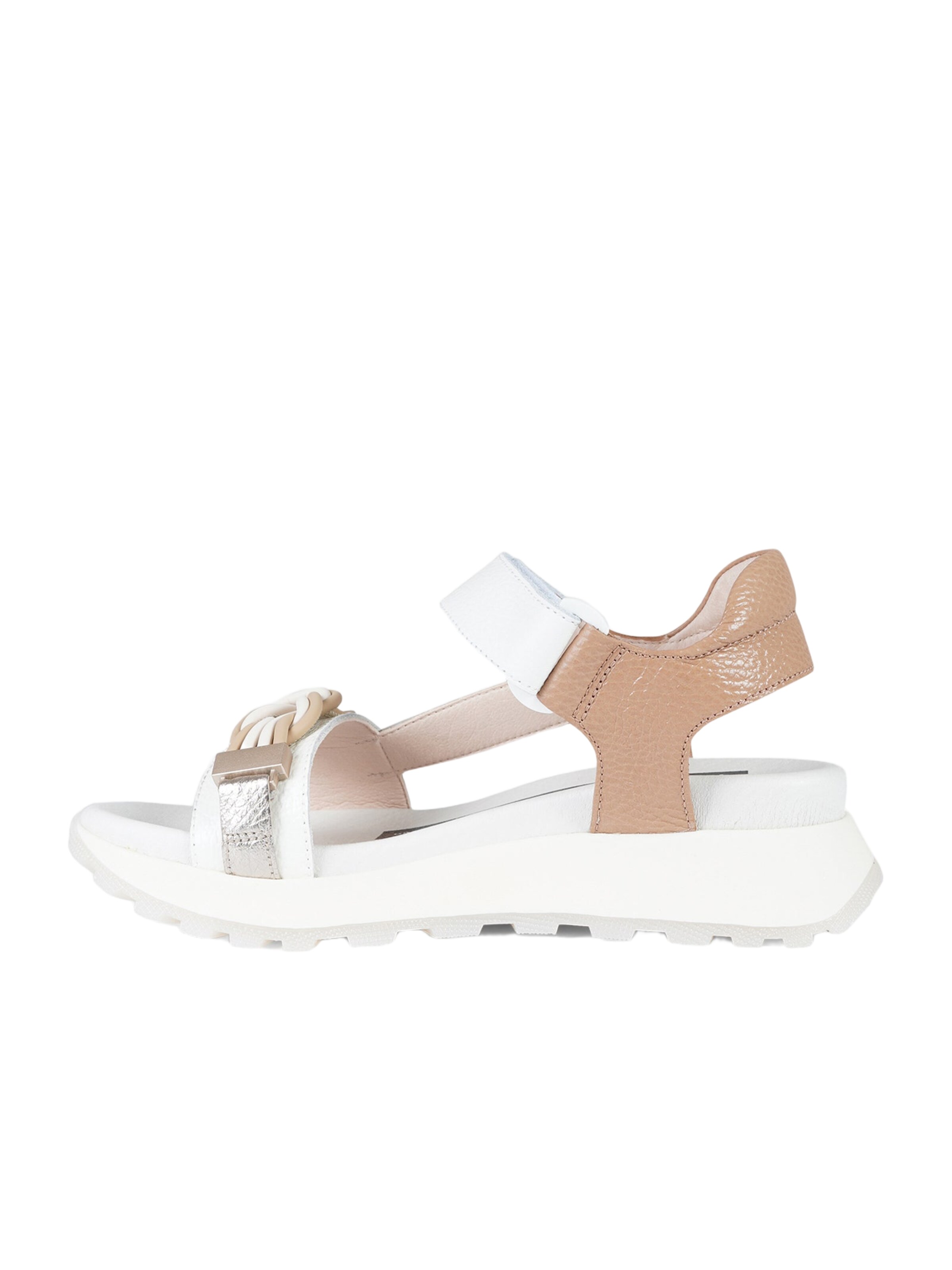 Sandalo di Hispanitas in beige: frontale