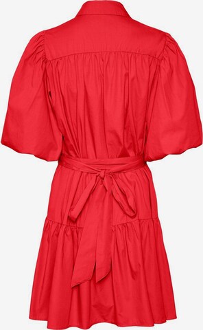 Robe-chemise VERO MODA en rouge