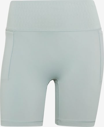ADIDAS PERFORMANCE Skinny Sportshorts 'OPT PWR' in Grün: Vorderseite