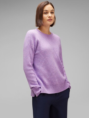purpurinė STREET ONE Megztinis: priekis